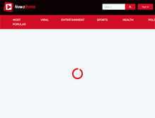 Tablet Screenshot of newzbomb.com